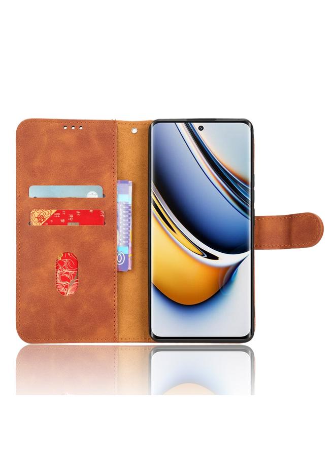 S-TOP Case For Realme 11 Pro / 11 Pro+ Skin Feel Magnetic Flip Leather Phone Case - Image 4