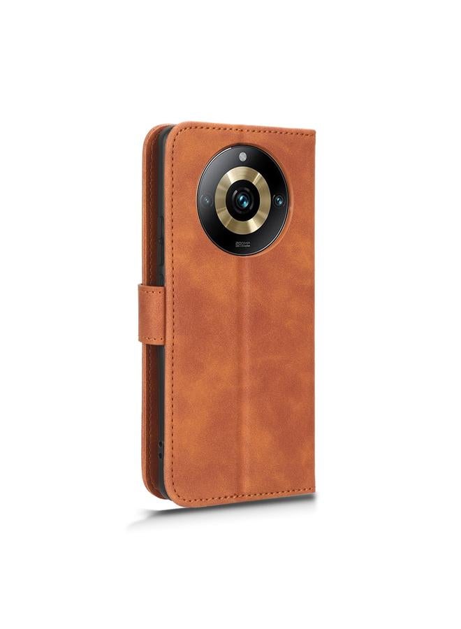 S-TOP Case For Realme 11 Pro / 11 Pro+ Skin Feel Magnetic Flip Leather Phone Case - Image 3