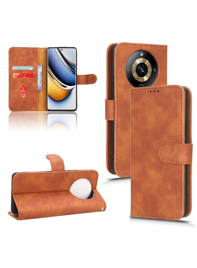 S-TOP Case For Realme 11 Pro / 11 Pro+ Skin Feel Magnetic Flip Leather Phone Case - Image 1