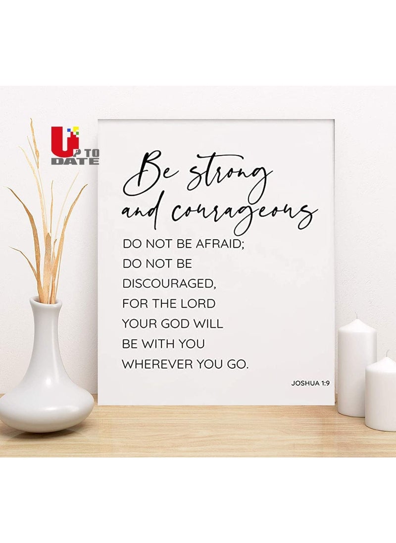 Generic - A sign printed on luxury paper, size 20 by 30, on a wooden block for hanging on the wall, with encouraging words, Up to Date Printing Egypt - Image 1