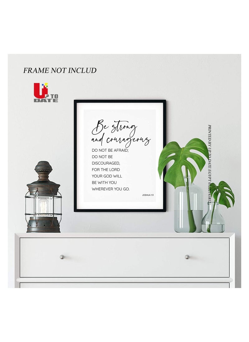 Generic - A sign printed on luxury paper, size 20 by 30, on a wooden block for hanging on the wall, with encouraging words, Up to Date Printing Egypt - Image 1