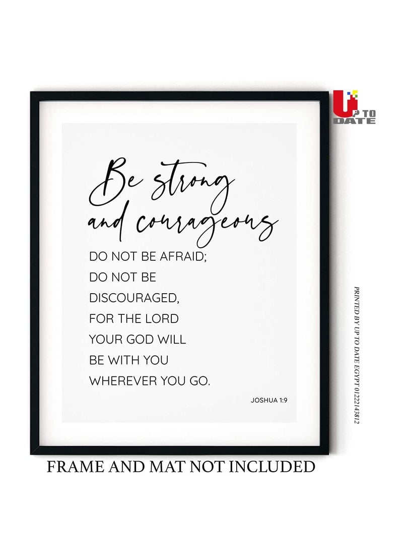 Generic - A sign printed on luxury paper, size 20 by 30, on a wooden block for hanging on the wall, with encouraging words, Up to Date Printing Egypt - Image 1