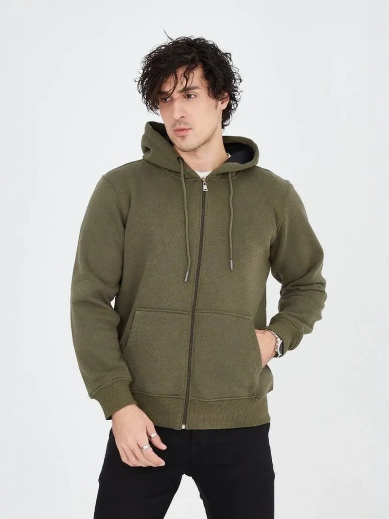 Jane's JANES Hooded Zipper Cardigan with Pocket - Image 3