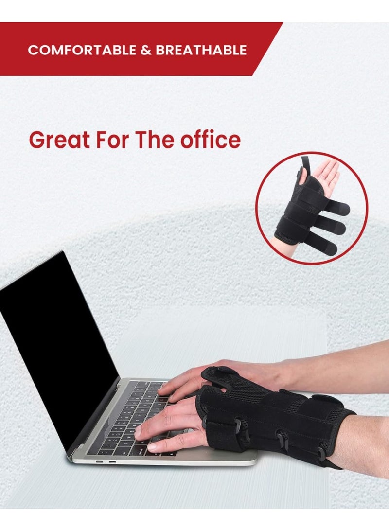 Wrist Brace with Thumb Support – Adjustable Thumb Spica Splint – Pain Relief & Stabilization - Image 5