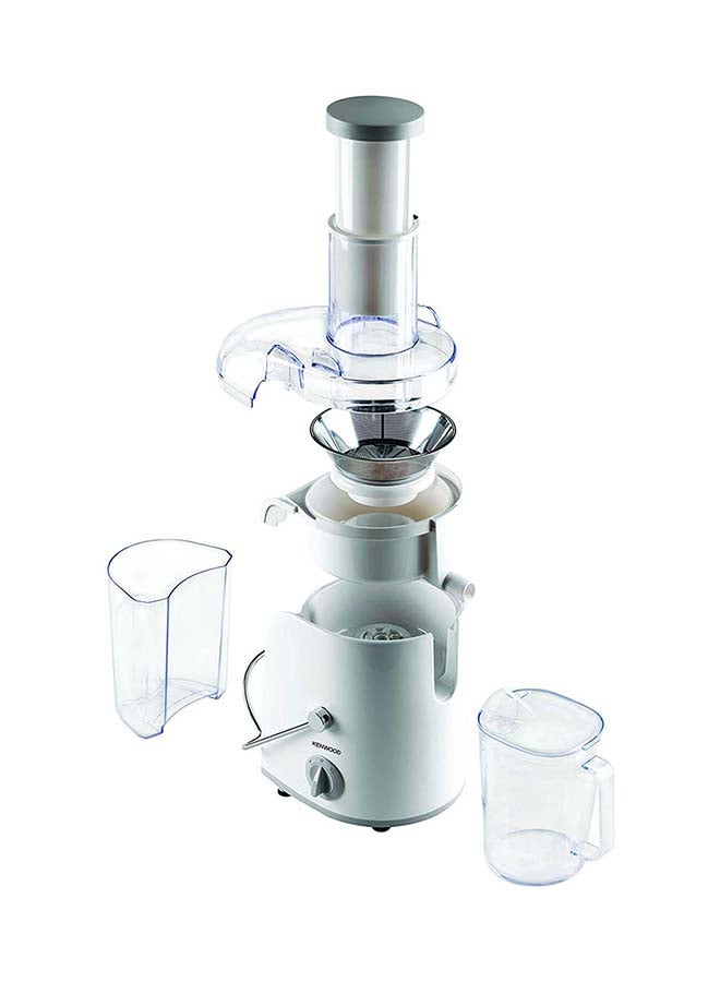 KENWOOD Juicer, 75mm Feeding Tube, 2 Speeds, Juice Container, Pulp Container 0.15 L 800 W JEP02.A0WH White - Image 4