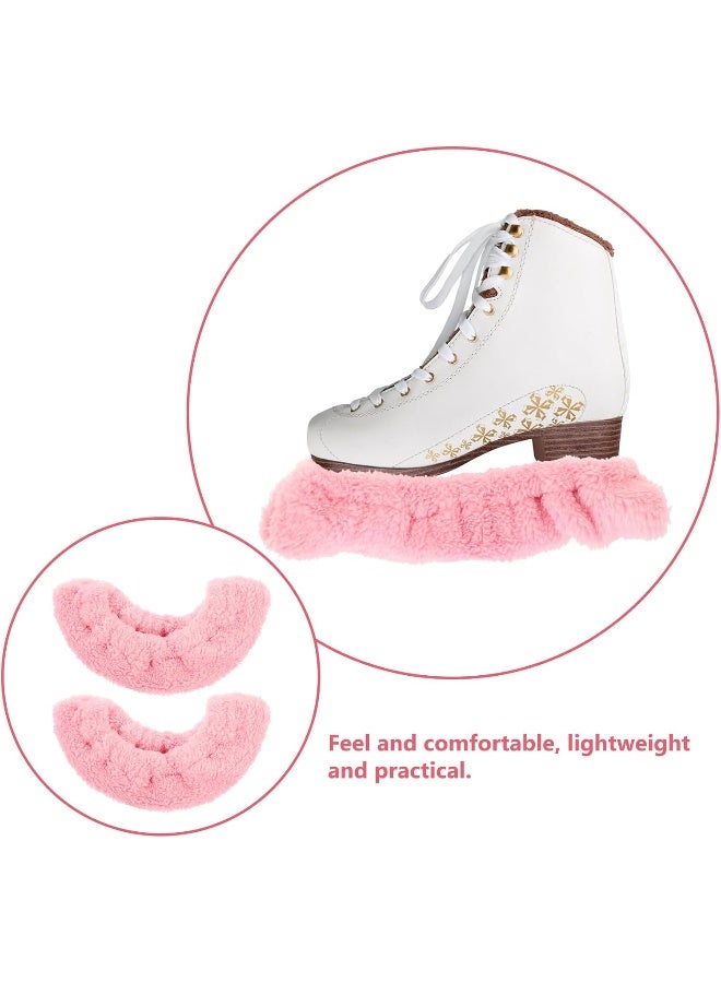 BESPORTBLE BESPORTBLE 2 Pair Skate Guards Kids Ice Skate Blade Cover for Hockey Skates Figure Skates Skating Soakers Cover Children Skid Accessories (Light Pink, Size S)  - Image 1