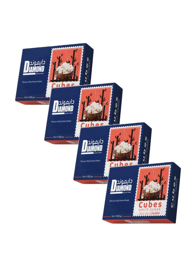 Diamond White Sugar Cubes, 1 kg Bundle - Image 1