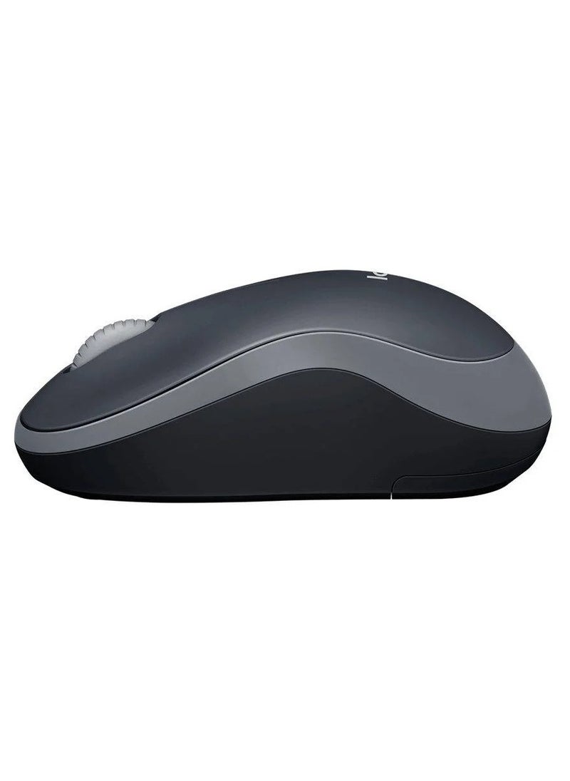 Generic - Wireless Mouse Logitech M186 , 2.4GHz with USB Mini Receiver, 12-Month Battery Life, 1000 DPI Optical Tracking, Ambidextrous, Compatible with PC, Mac, Laptop - black/gray - Image 1