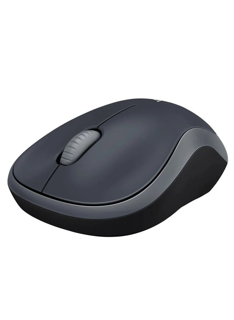 Generic - Wireless Mouse Logitech M186 , 2.4GHz with USB Mini Receiver, 12-Month Battery Life, 1000 DPI Optical Tracking, Ambidextrous, Compatible with PC, Mac, Laptop - black/gray - Image 1