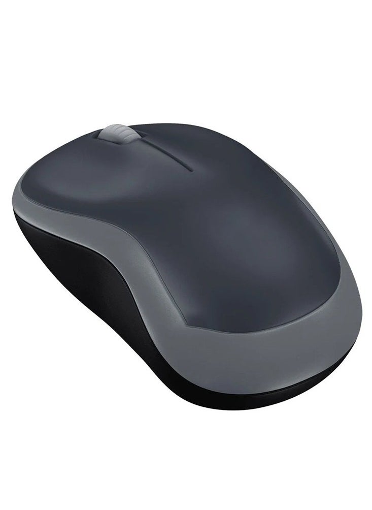 Generic - Wireless Mouse Logitech M186 , 2.4GHz with USB Mini Receiver, 12-Month Battery Life, 1000 DPI Optical Tracking, Ambidextrous, Compatible with PC, Mac, Laptop - black/gray - Image 1