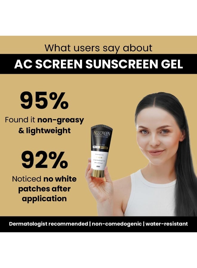UBIK Ethiglo Acscreen Sunscreen  50g For Oily And Acne Skin- (UVB SPF 47) UVA PA +++ - Image 2