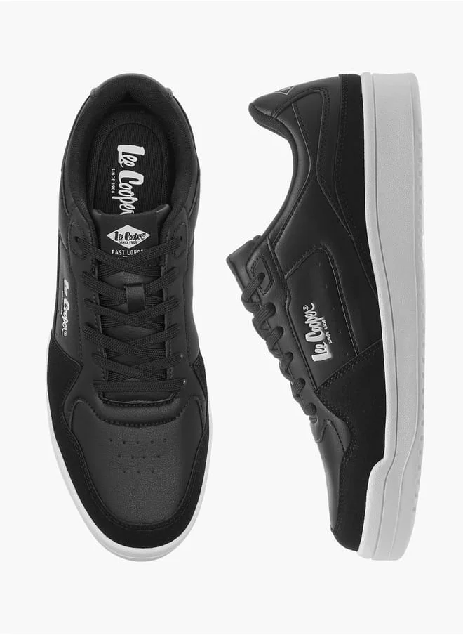 Lee Cooper Men's Panelled Lace-Up Sneakers