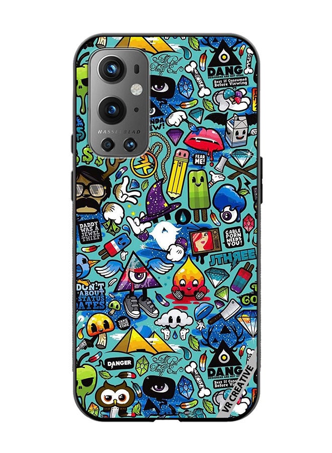 VR CREATIVE Protective Case Cover For OnePlus 9 Pro Design Multicolour - Image 1