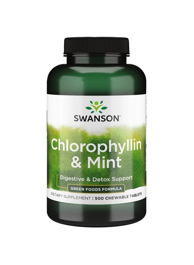 Swanson Chlorophyllin & Mint 500 Chwbls - Image 1