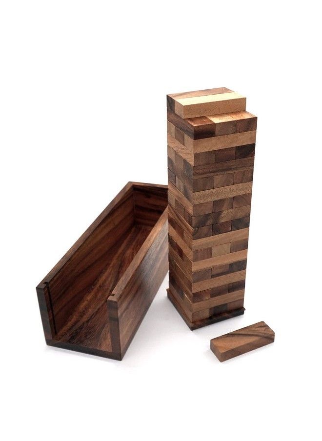 BSIRI - Tumbling Tower Board Games Ideal For Drinking Games Camping Games Party Games For Adults And Outdoor Games For Adults And Family. Classic Stacking Block Games For Challenging Your Skills. - Image 1