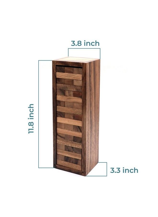 BSIRI - Tumbling Tower Board Games Ideal For Drinking Games Camping Games Party Games For Adults And Outdoor Games For Adults And Family. Classic Stacking Block Games For Challenging Your Skills. - Image 1