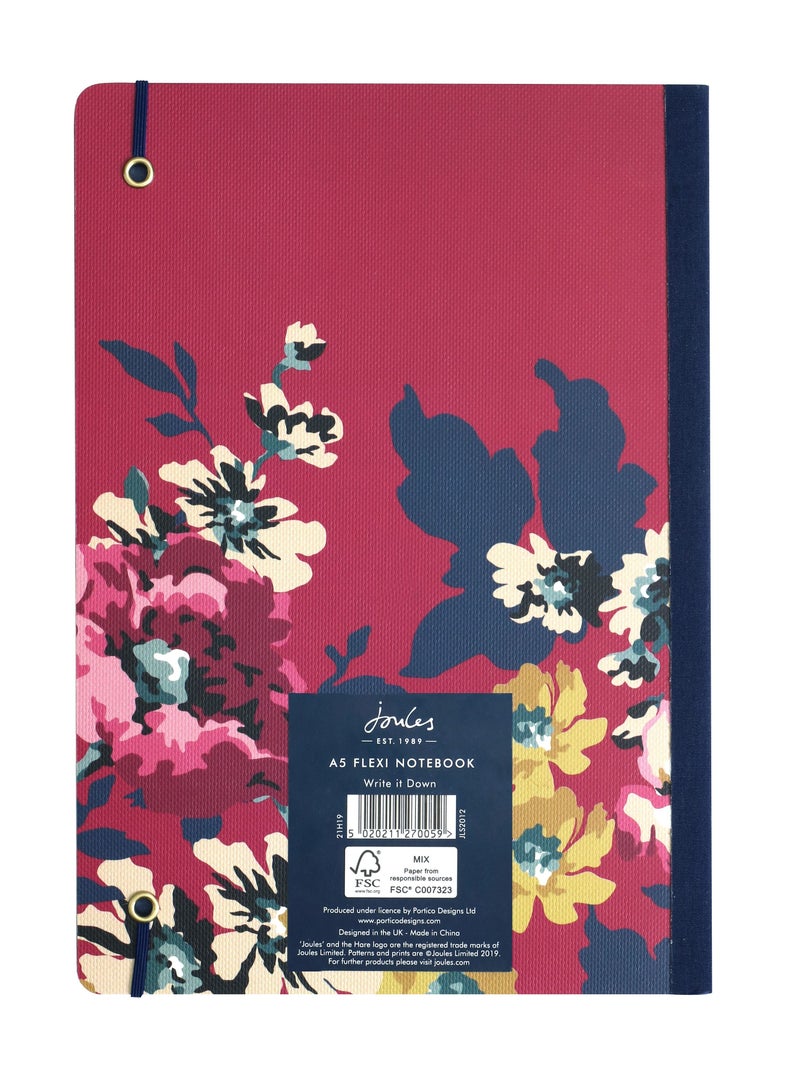 Joules Floral Print Hardcover Journal Notebook - Image 3