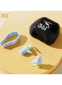 361 Degrees 3-Piece Set Of Swimming Silicone Nose Clip Earplugs for Children Soft Anti Choking Water Professional Swimming Diving Security Pool Accessories With Storage Box  - Image 1