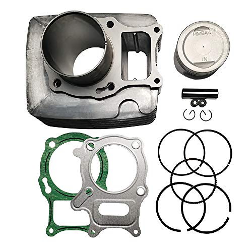 NW JINFANNIBI Cylinder Piston Ring Gasket Top End Rebuild Kit Compatible for Honda Recon 250 Sportrax 250 TRX250X TRX250EX TRX250TM TRX250TE 1997-2019 - Image 1