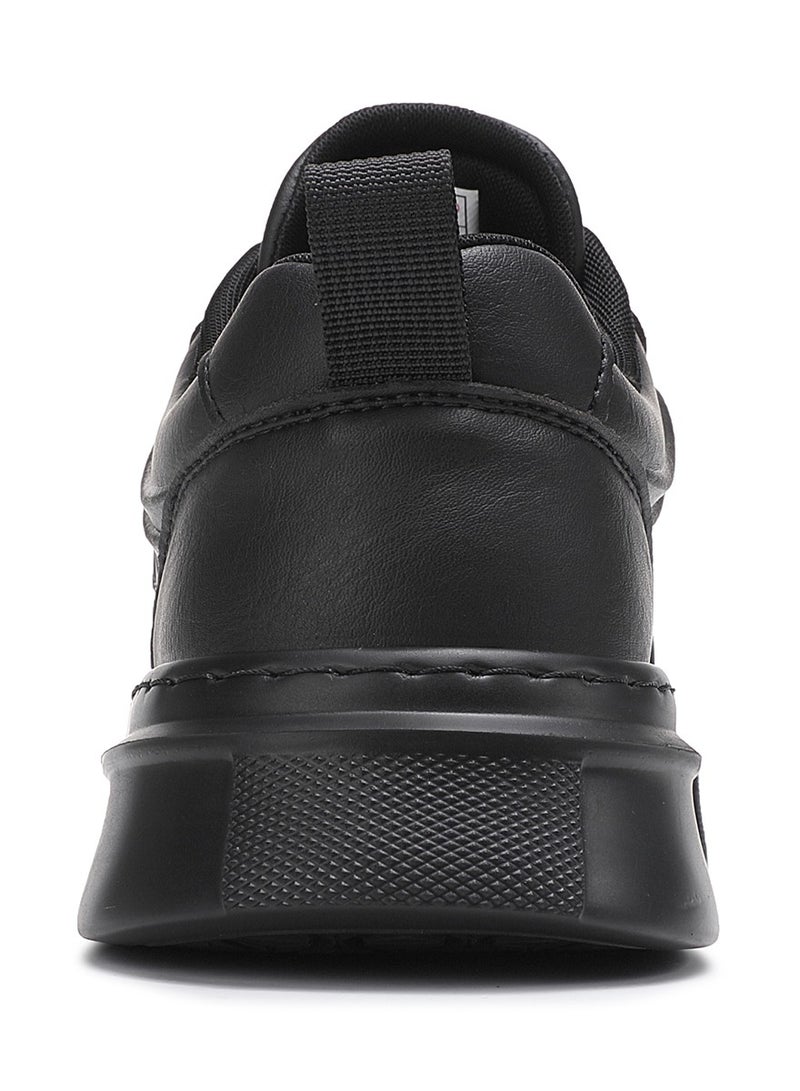 Sky View SKY VIEW Men's Fashion Shoes Ultrafine Fiber Vamp Casual Shoes For Men Non Slip Lace Up Chunky Sneakers Cushioned And Lightweight Low Top Walking Shoes  - Image 3
