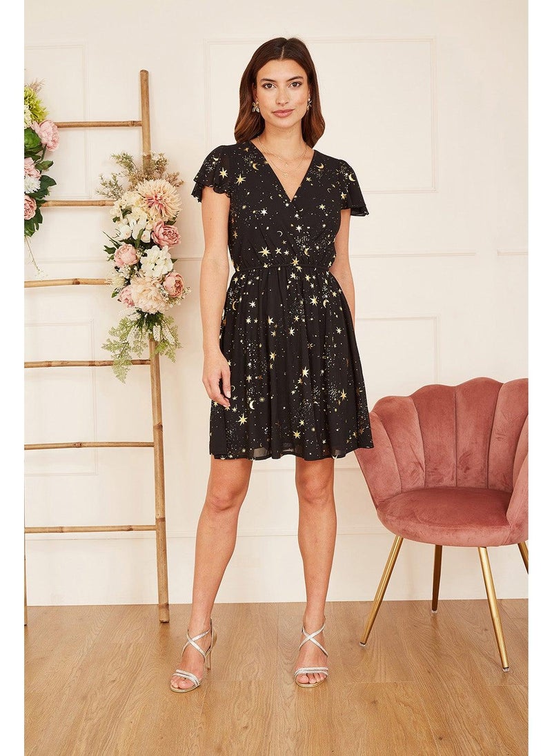 MELA LONDON Celestial Print Dress - Image 1