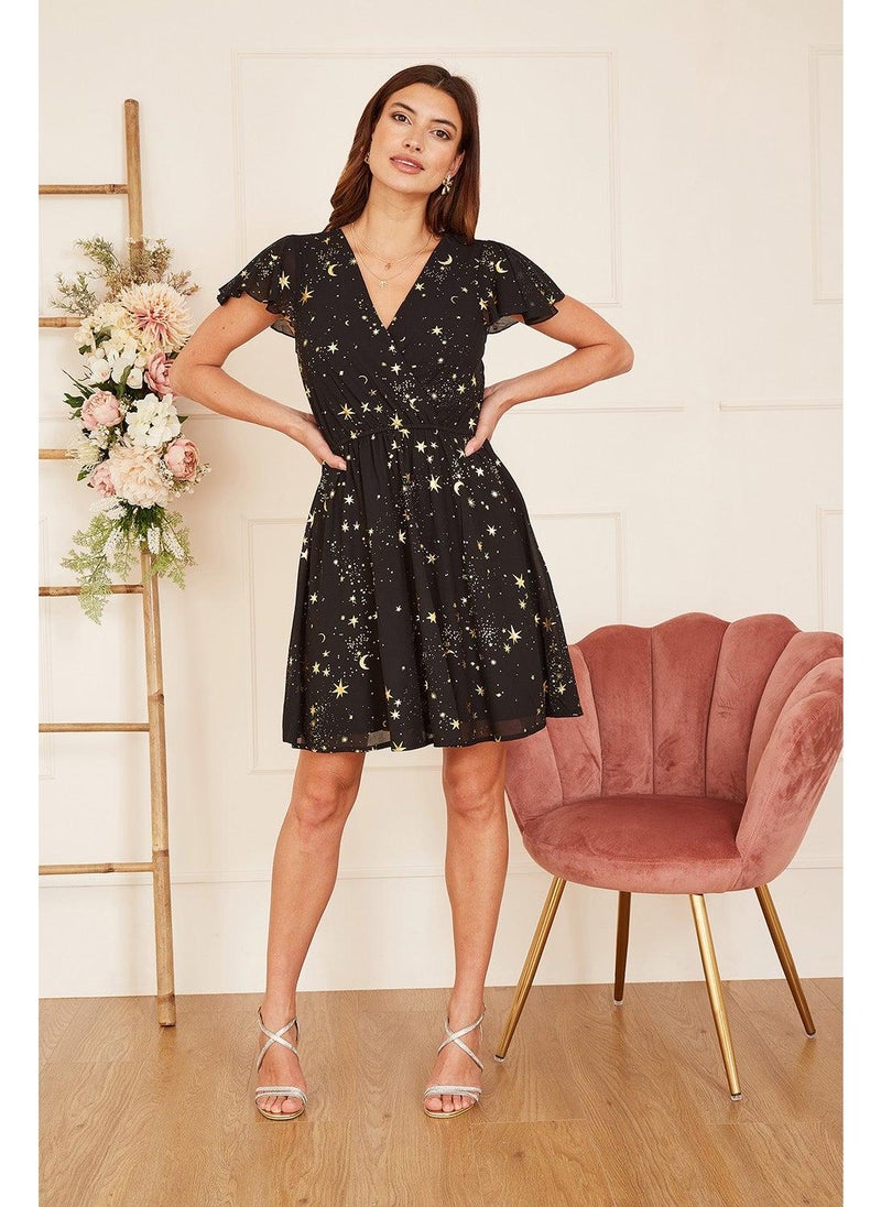 MELA LONDON Celestial Print Dress - Image 3