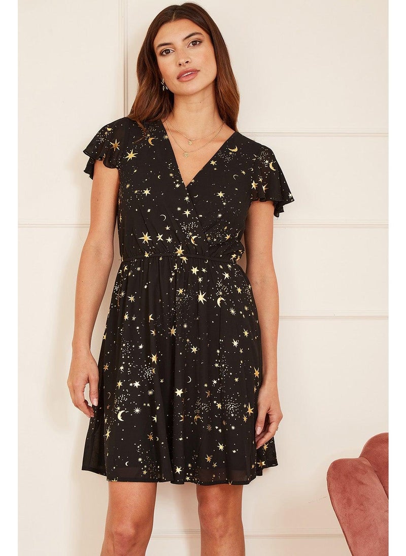 MELA LONDON Celestial Print Dress - Image 2