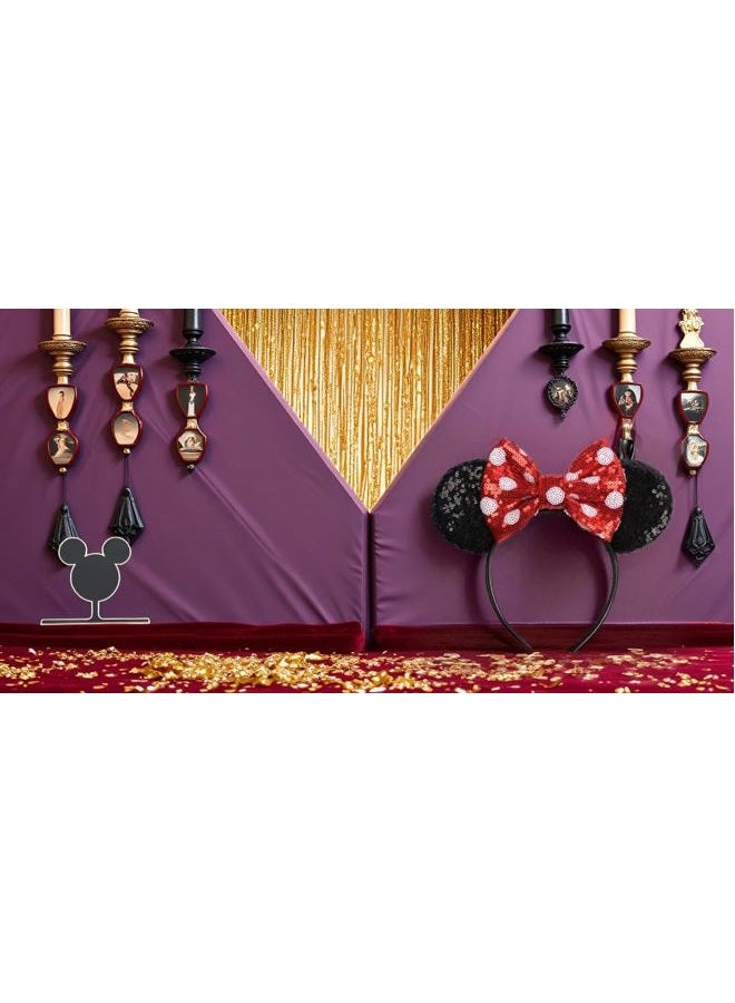 KARETT Mouse Ears Bow Headbands, Sparkle Mouse Ears Headband Glitter Hair Band for Party Princess Decoration Cosplay Costume - Image 4