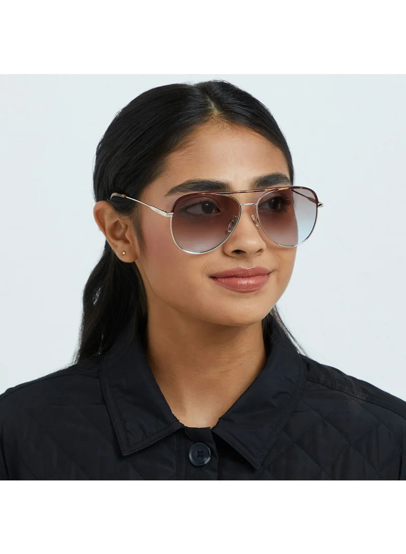 30Sundays 30Sundays MAVERICK Unisex Aviator Sunglasses, Tortoise/Brown