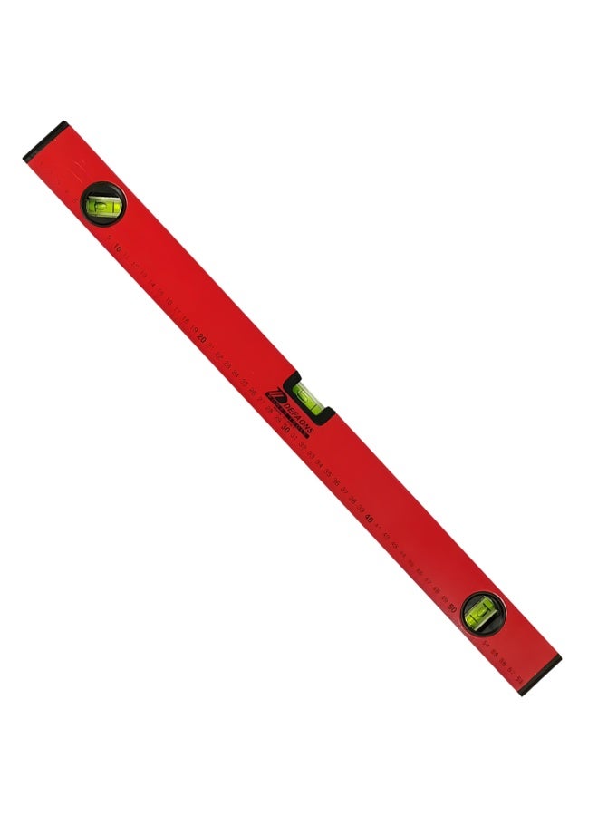 ديفاونز ميزان روح مغناطيسي 60 سم مع 3 قوارير فقاعية (180 درجة 90 درجة 45 درجة) - هيكل من الألومنيوم، أغطية طرفية ماصة للصدمات، قراءة سريعة، أداة قياس رأسية وأفقية للبناء والنجارة والمشاريع المنزلية - Image 2