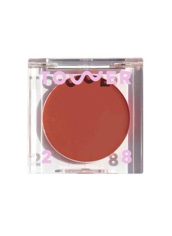 TOWER 28 Beachplease Luminous Tinted Balm Power Hour Multipurpose Cheek And Lip Cream Blush In Terracotta Dewy Finish Green Tea And Aloe Vera Extract  - Image 1