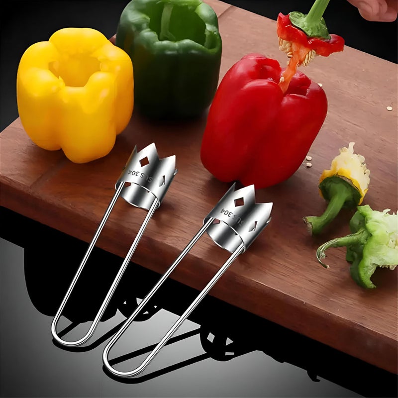 Fruit Corer - Effortlessly Remove Cores from Apples and Pears with This Stainless Steel Kitchen Tool Designed for Quick and Easy Use. (1PCS) - Image 4
