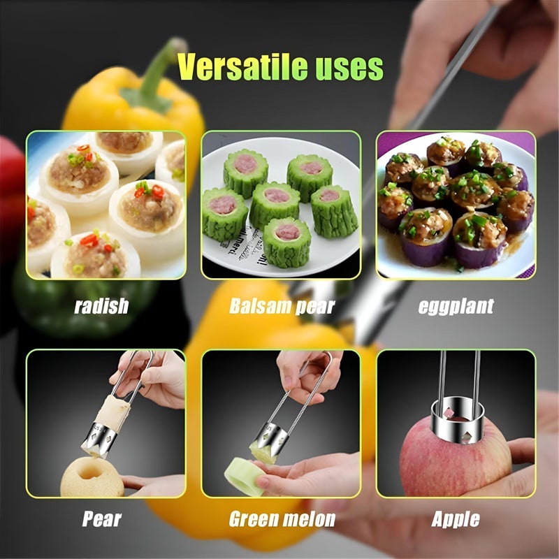 Fruit Corer - Effortlessly Remove Cores from Apples and Pears with This Stainless Steel Kitchen Tool Designed for Quick and Easy Use. (1PCS) - Image 5