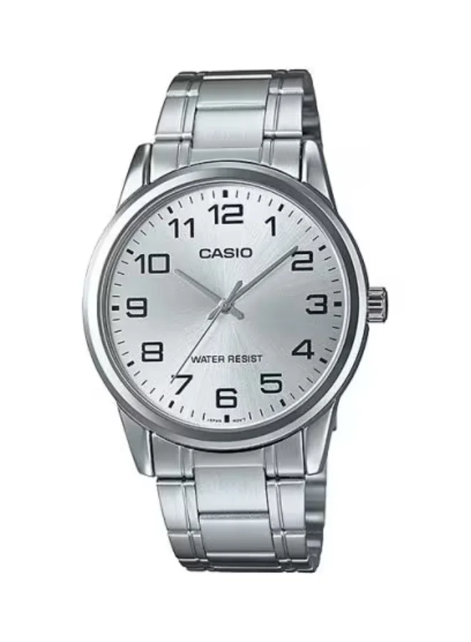 CASIO Men's Stainless Steel Analog Watch MTP-V001D-7BUDF - 38 mm