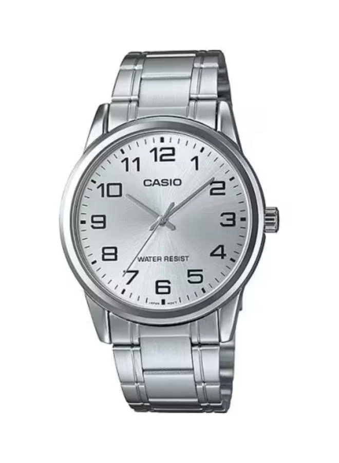 CASIO Men's Stainless Steel Analog Watch MTP-V001D-7BUDF - 38 mm