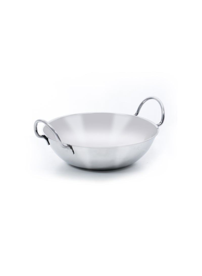 NAMSON NAMSON S/STEEL KADAI 18CM NA-8036 – Premium Stainless Steel | Durable & Easy to Clean | Everyday Kitchen Essential - Image 2