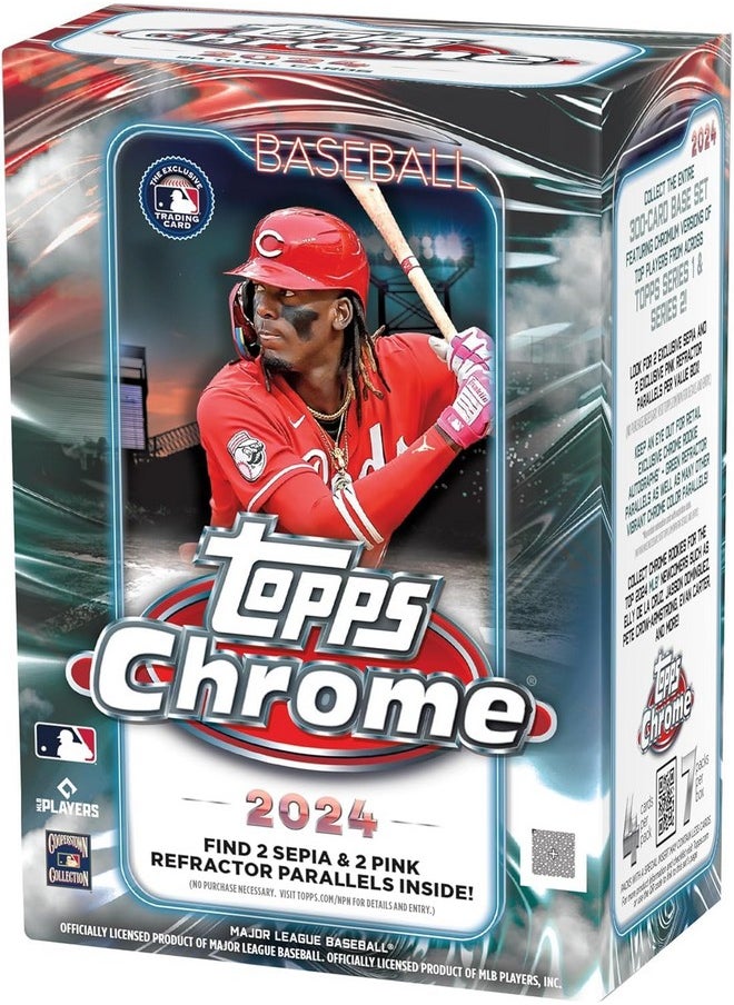 Topps 2024 Topps Chrome Baseball Blaster Box, Medium  - Image 1