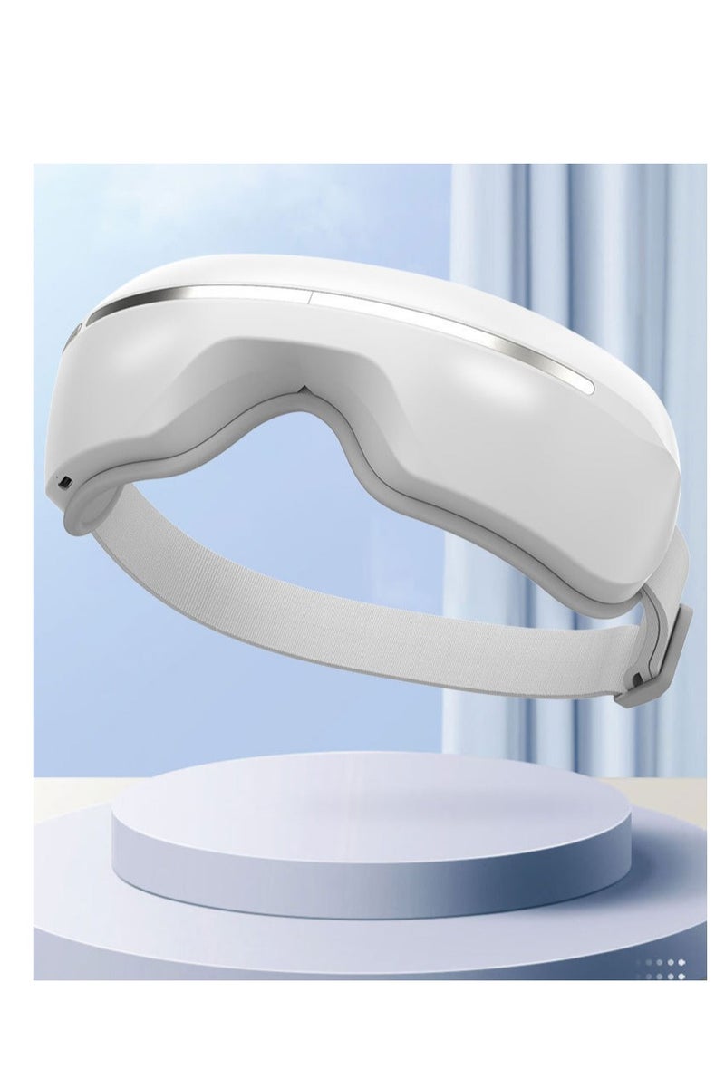 Eye Massager With Heat, Air Compression Bluetooth Music Rechargeable For Relieve Eye Strain Dark Circles Eye Bags Dry Eye Improve Sleep - Image 1