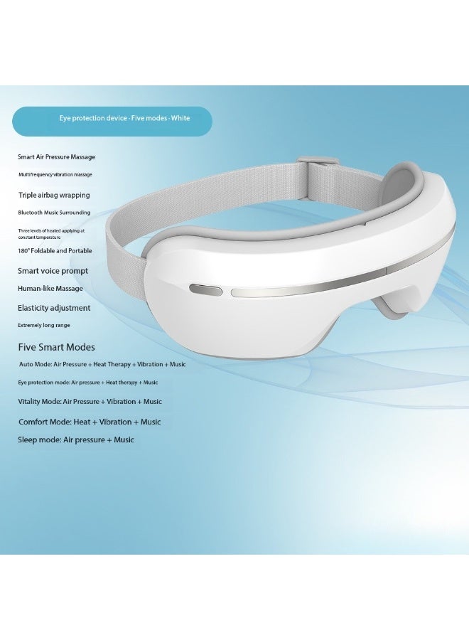 Eye Massager With Heat, Air Compression Bluetooth Music Rechargeable For Relieve Eye Strain Dark Circles Eye Bags Dry Eye Improve Sleep - Image 4