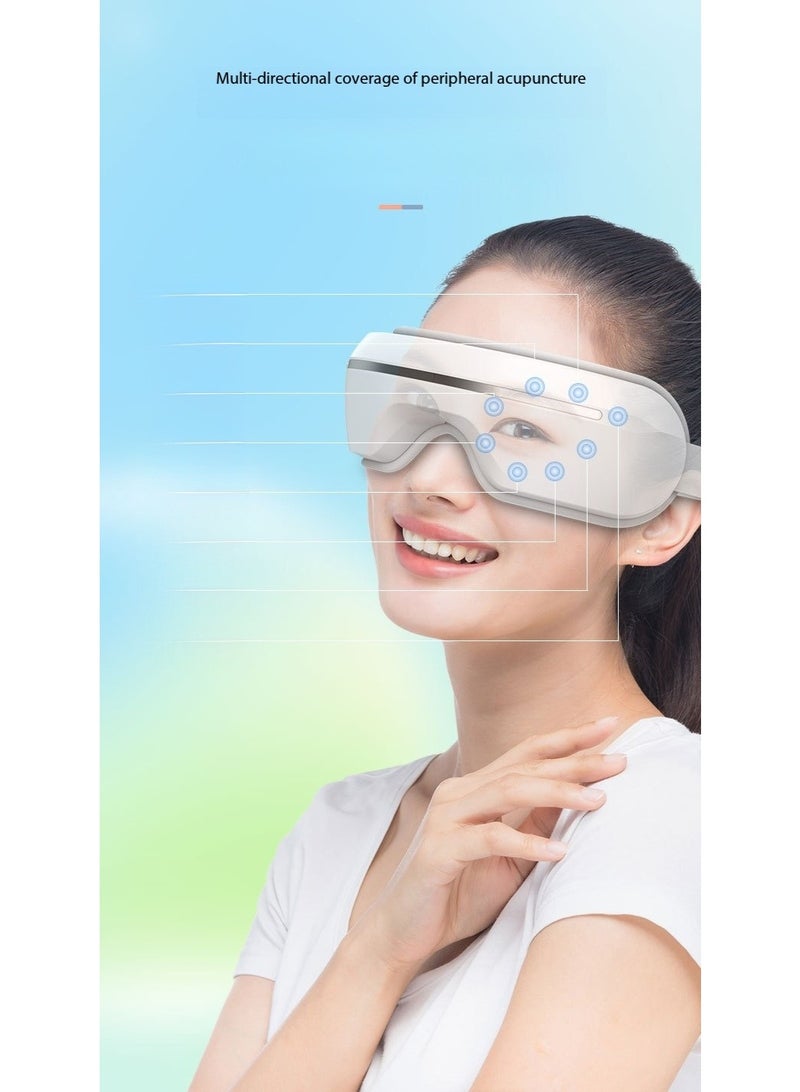 Eye Massager With Heat, Air Compression Bluetooth Music Rechargeable For Relieve Eye Strain Dark Circles Eye Bags Dry Eye Improve Sleep - Image 5