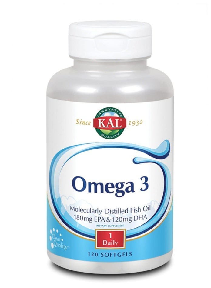 Kal Omega 3 1000 mg 120 Softgels
