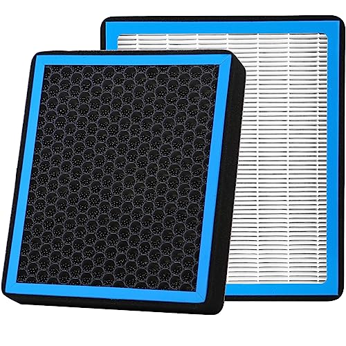 RICHWEI CF11966 Cabin Air Filter with Activated Carbon For Chevy Silverado 1500 2500 3500 HD Tahoe Colorado Cruze Equinox Impala Malibu Blazer Traverse & Buick Cadillac GMC 2016 2017 2018 2019 2020 2021 2022 - Image 1