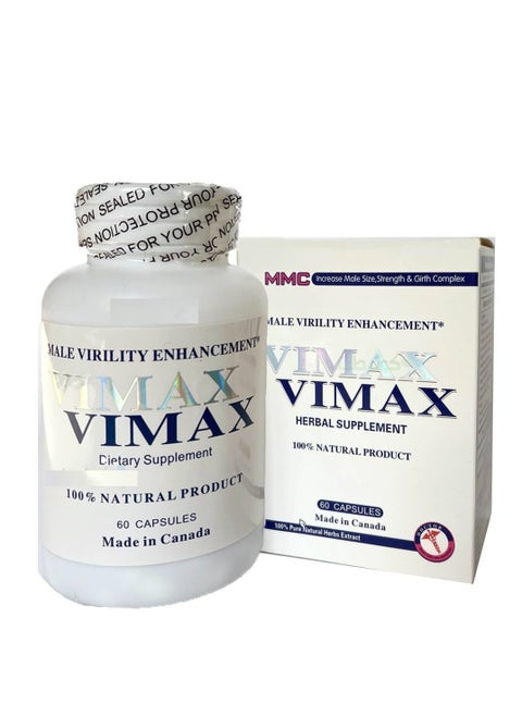 Vimax Herbal Supplement 60 Capsules