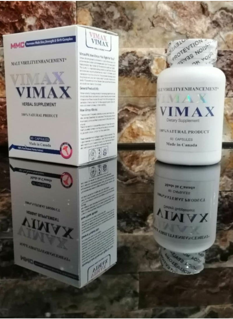 Vimax Herbal Supplement 60 Capsules