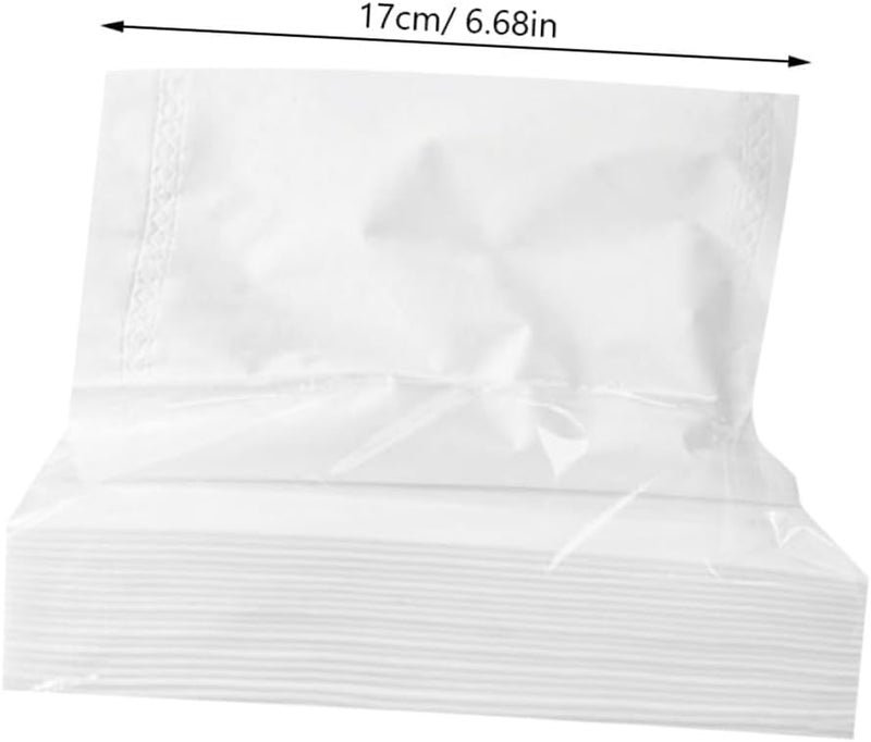 Bulk White Paper Napkins 10 Packs Thick Soft Wood Pulp Towels for Restaurant Hotel Home - Image 3