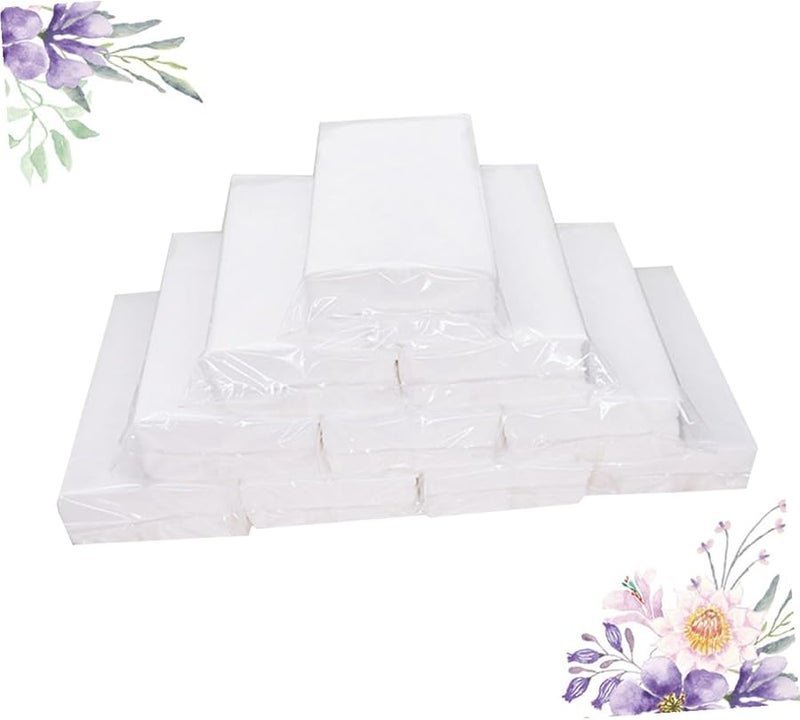 Bulk White Paper Napkins 10 Packs Thick Soft Wood Pulp Towels for Restaurant Hotel Home - Image 5