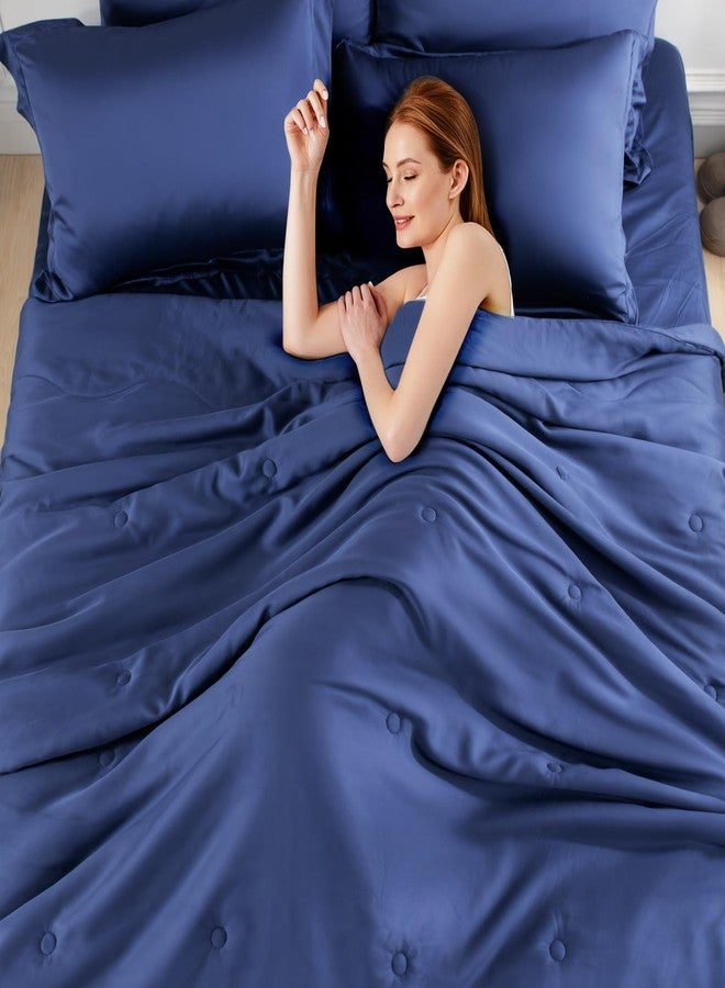 NEXHOME PRO 100% Viscose Derived from Bamboo Comforter Twin Size - Cooling & Moisture-Wicking Bedding - All Season Lightweight Design - Natural Organic Twin Duvet Insert - Image 3