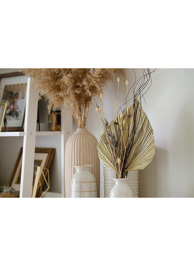 Generic 3-Piece Natural Dried Palm Leaves - Real Fan Palm Fronds Hand-Trimmed Into Decorative Palm Spears For Centrepieces, Floral Arrangements, Wall Art, And More  - Image 4