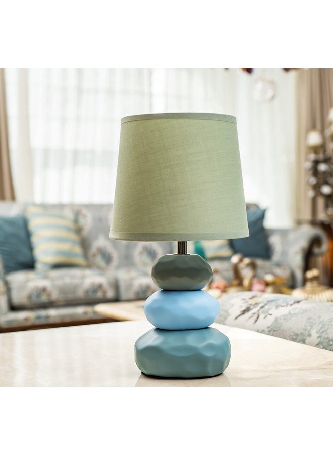 MAGIK Atmosfera Ceramic Table Lamp (Sea Green) | 5W Warm White E14 Base LED Bulb Included | Modern Decorative Bedside & Living Room Accent Light - Image 3