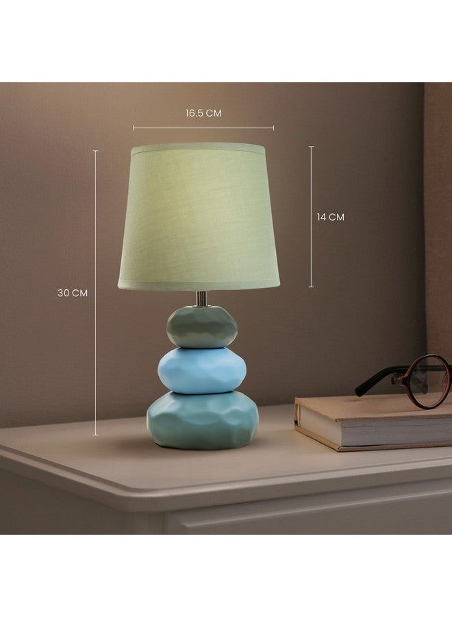 MAGIK Atmosfera Ceramic Table Lamp (Sea Green) | 5W Warm White E14 Base LED Bulb Included | Modern Decorative Bedside & Living Room Accent Light - Image 5